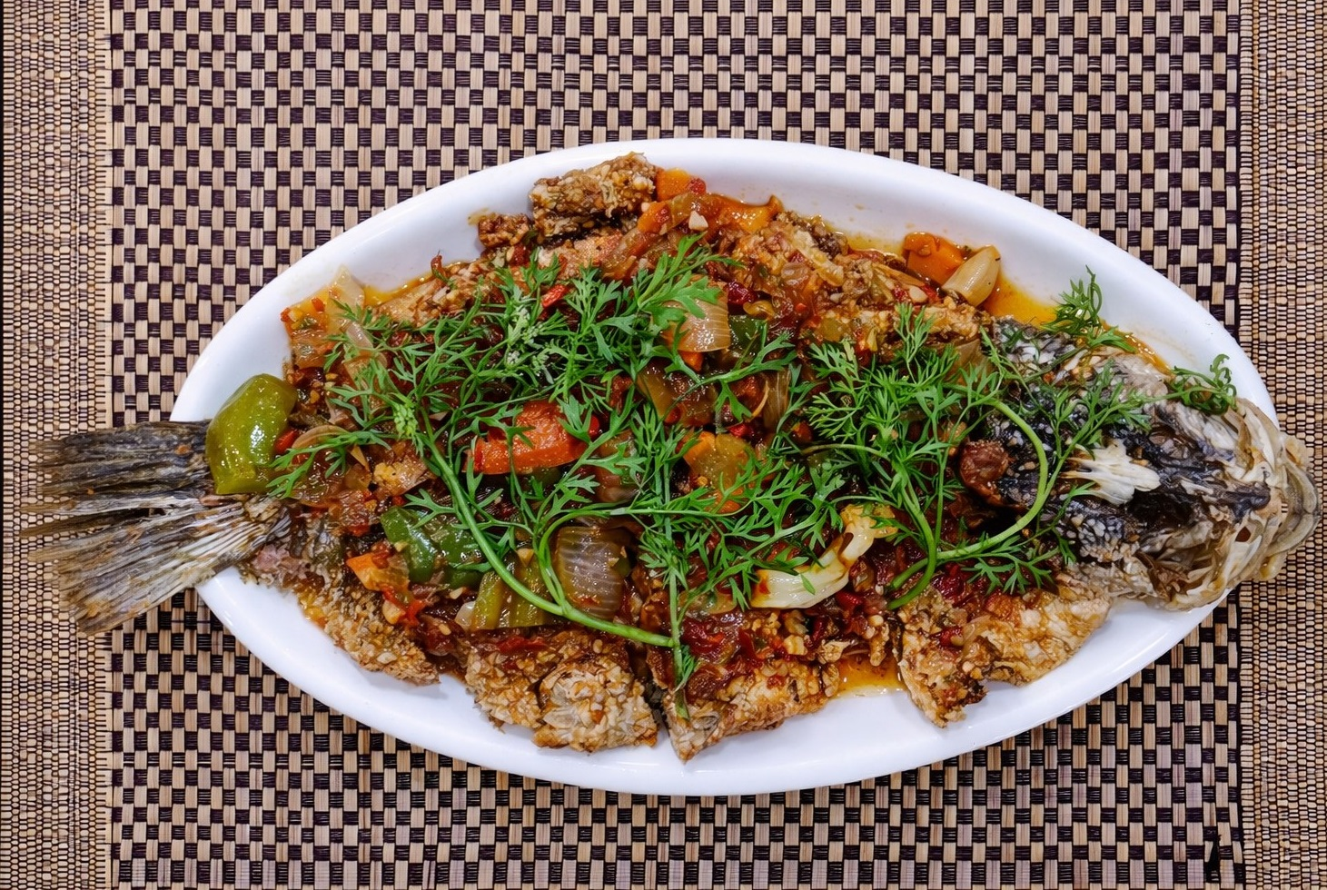 Hot and Sour Seabass